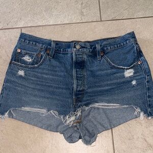 LEVI’s 501 Women’s Distressed Denim Shorts